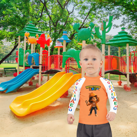 Camiseta compresión infantil Encuentra tu vocal favorita: A de Ana