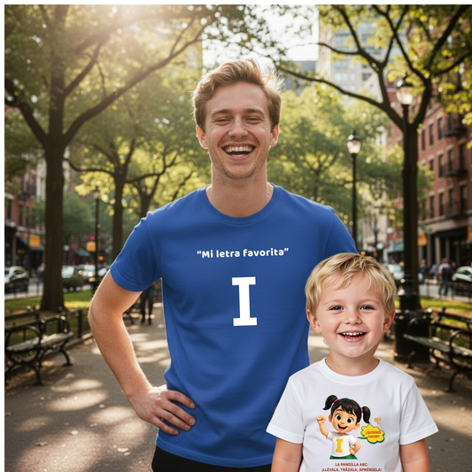 Camiseta clásica unisex adultos Mi letra favorita I