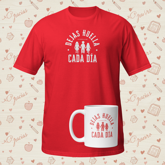 Pack Maestros: Camiseta + Taza Dejas Huella Cada Día