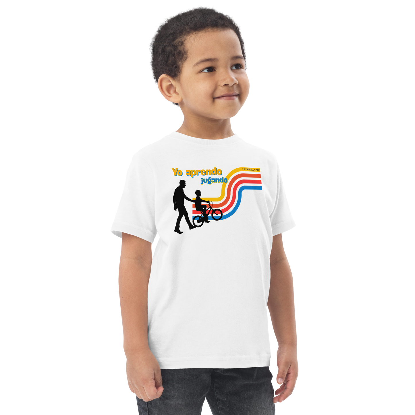 Camiseta infantil Yo aprendo jugando padre-hijo