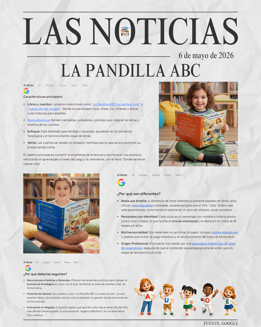 Periódico La Pandilla ABC - 6 de mayo