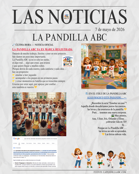 Periódico La Pandilla ABC - 7 de mayo - Marca registrada y novedades