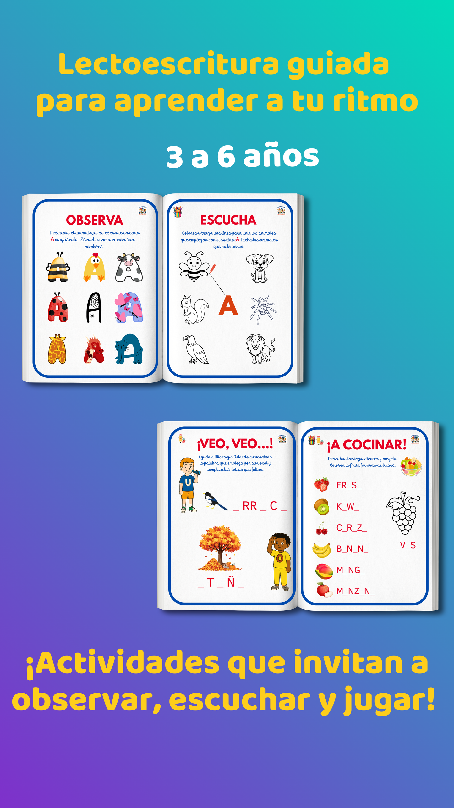 Libro infantil La Pandilla ABC La vuelta al cole