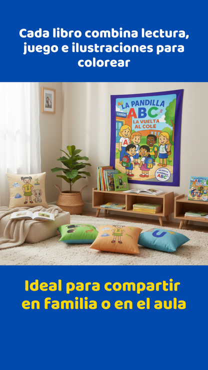 Libro infantil La Pandilla ABC La vuelta al cole