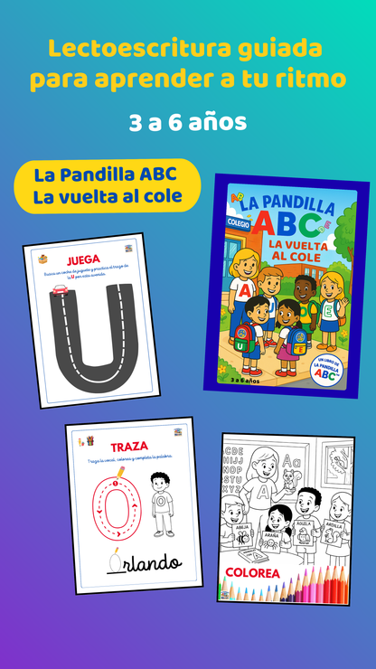 Libro infantil La Pandilla ABC La vuelta al cole