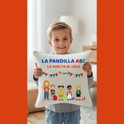 Funda de Cojín educativo La vuelta al cole - Regalo especial