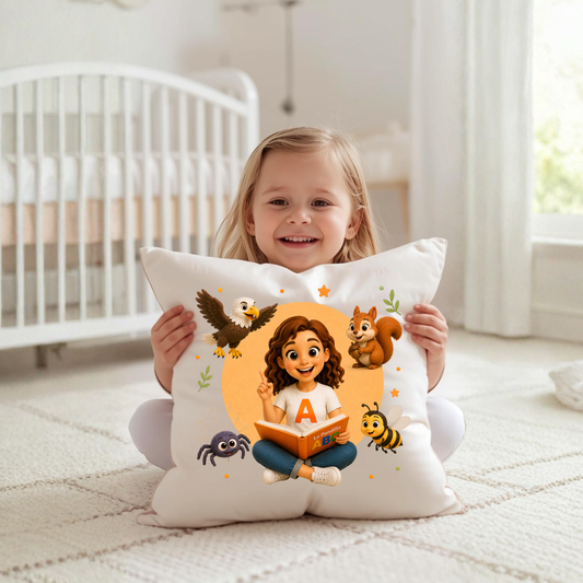 Educational Cushion Cover Learn the A Sound - Ana's Special Gift