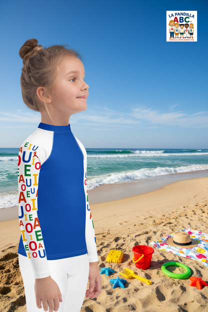 Camiseta compresión infantil Encuentra tu vocal favorita: U de Ulises