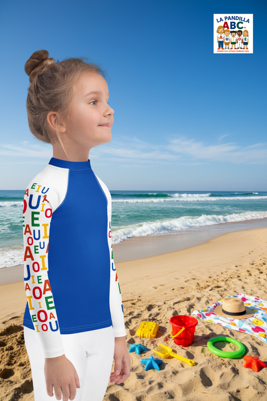 Camiseta compresión infantil Encuentra tu vocal favorita: U de Ulises