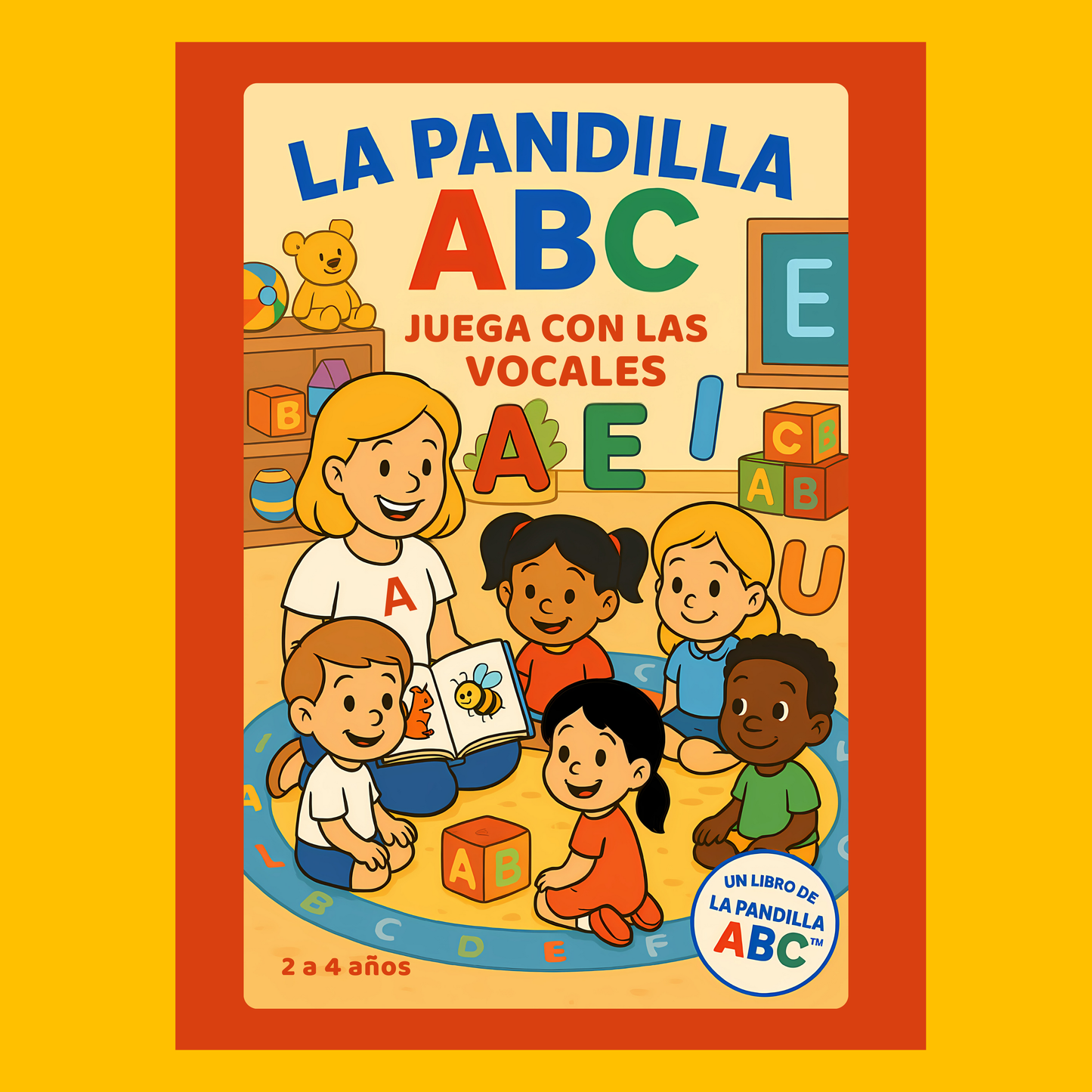 Libro infantil La Pandilla ABC Juega con las vocales