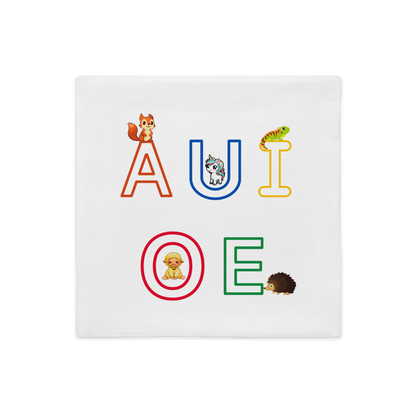 Funda de Cojín educativo Juega con las vocales - Regalo especial