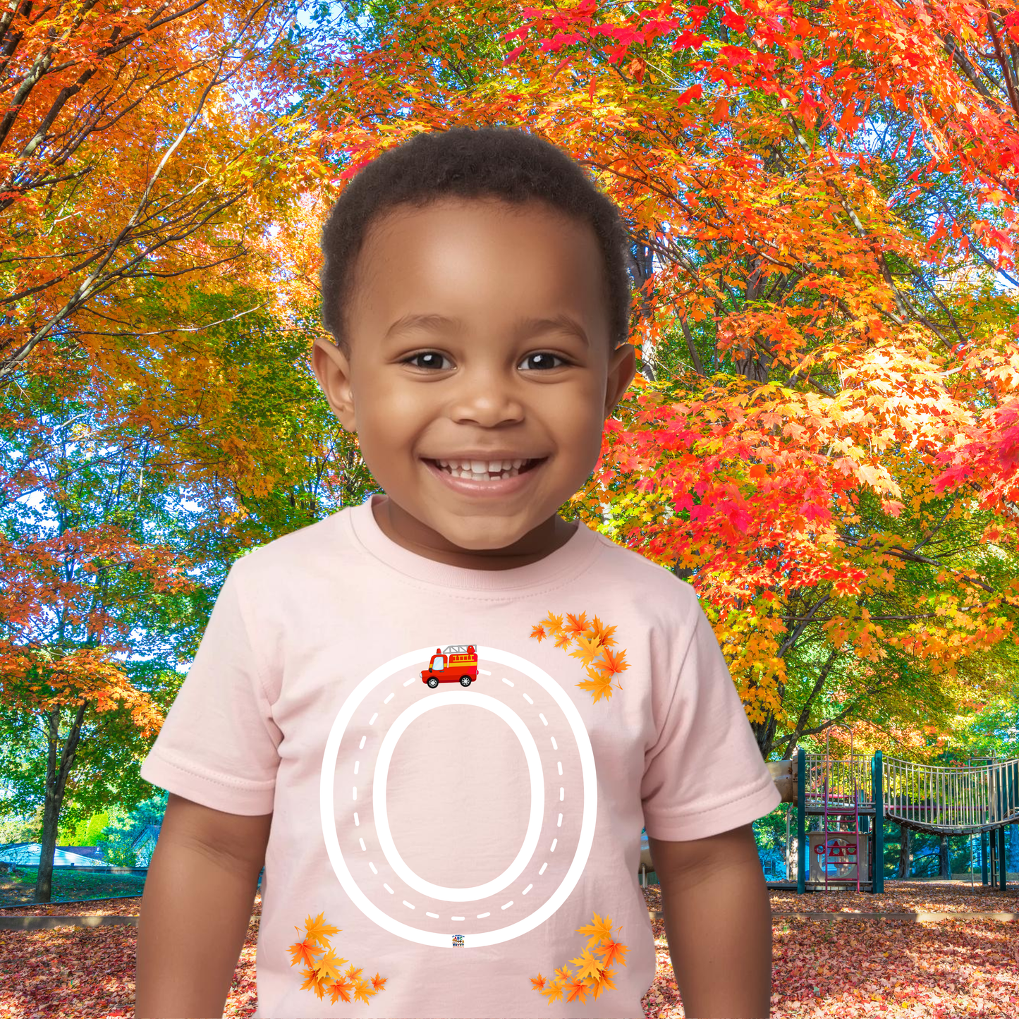 Camiseta infantil educativa bebé Crece con La Pandilla ABC-O