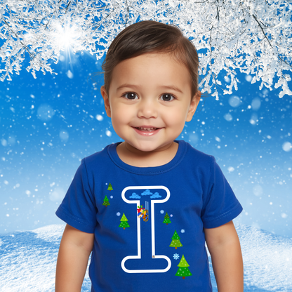 Camiseta infantil educativa bebé Crece con La Pandilla ABC-I