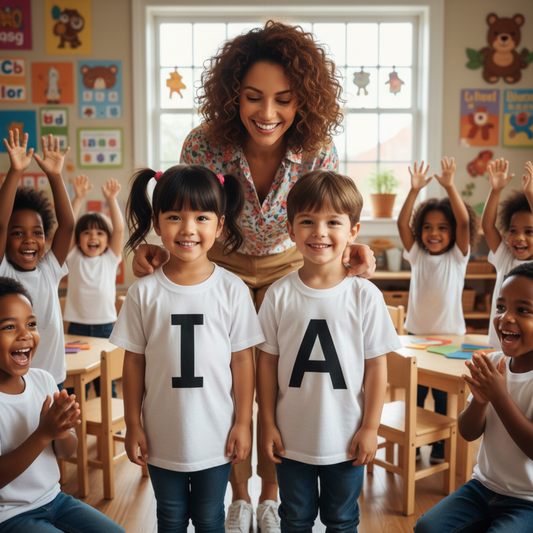 Camiseta infantil educativa Aprende leyendo I