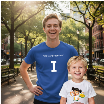 Camiseta clásica unisex adultos Mi letra favorita I