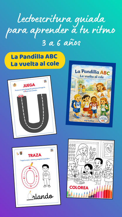Libro infantil La Pandilla ABC La vuelta al cole