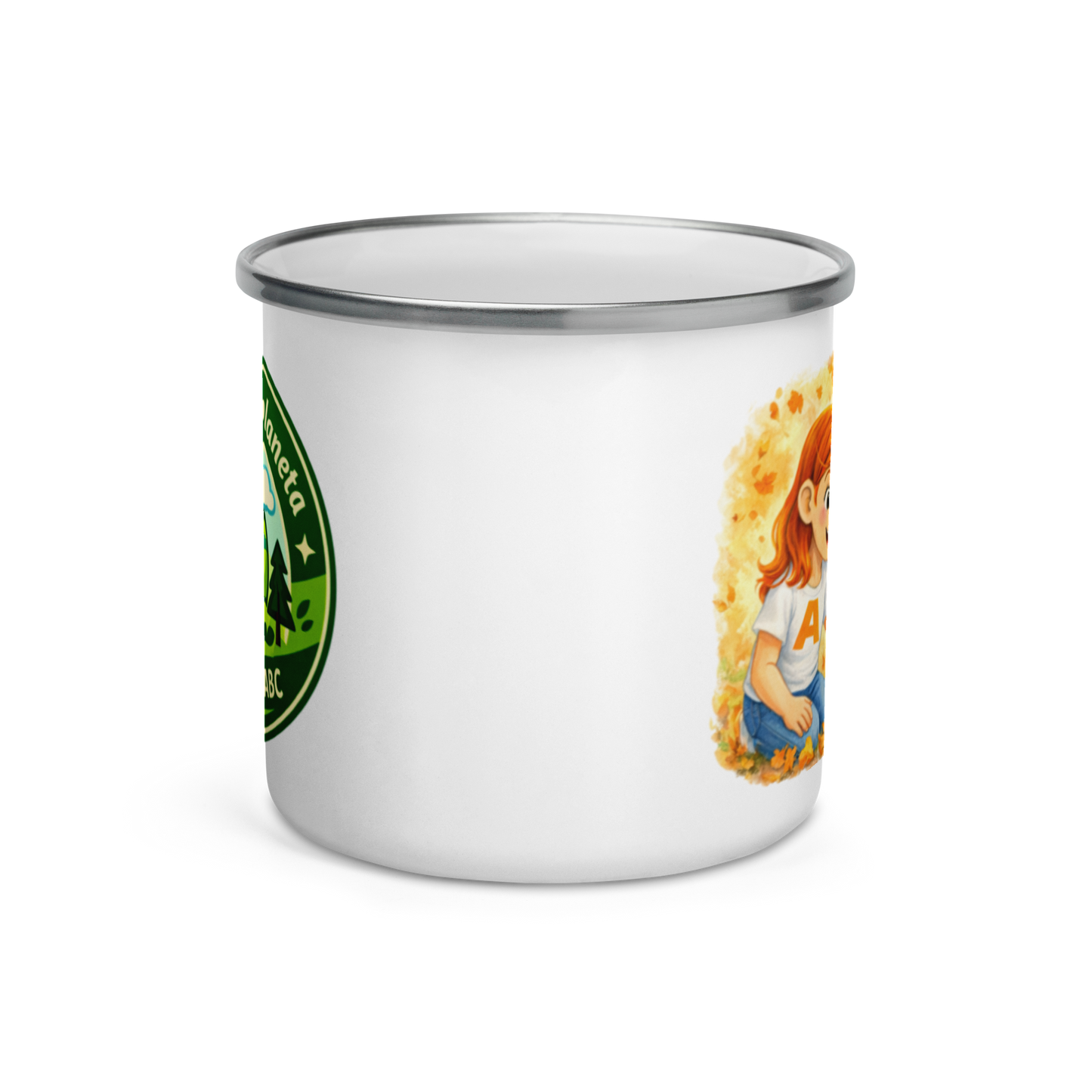 Taza esmaltada La Pandilla ABC – Pequeños Guardianes del Futuro /A