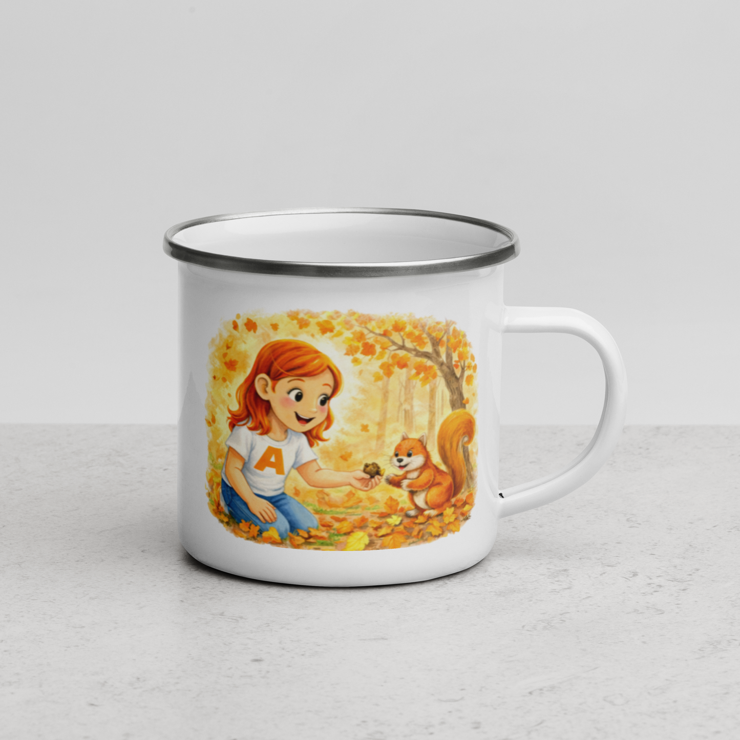 Taza esmaltada La Pandilla ABC – Pequeños Guardianes del Futuro /A