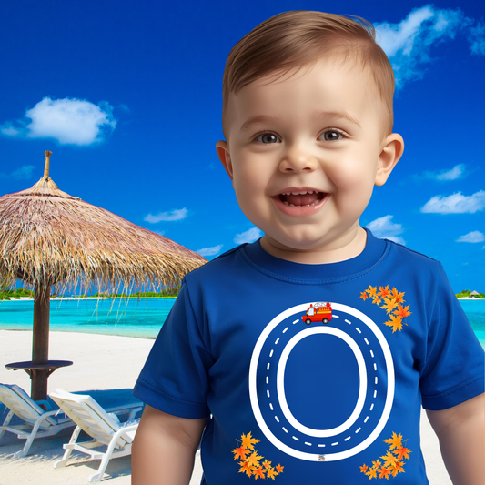 Camiseta infantil educativa bebé Crece con La Pandilla ABC-O