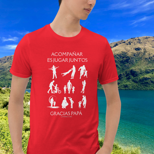 Camiseta adulto unisex Gracias papá - Edición especial Día de los padres