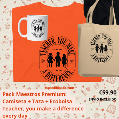 Pack Maestros Premium — Teacher, you make a difference every day