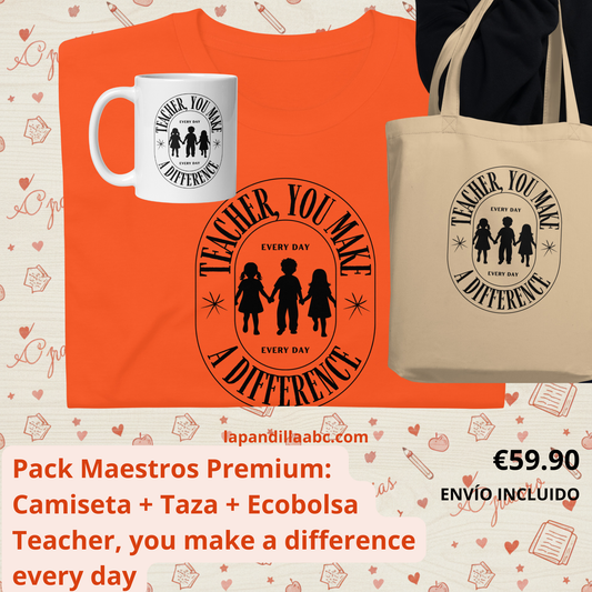 Pack Maestros Premium — Teacher, you make a difference every day