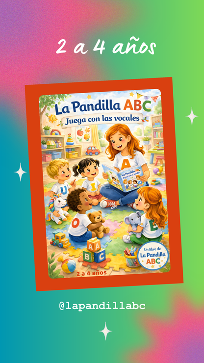 Libro infantil La Pandilla ABC Juega con las vocales