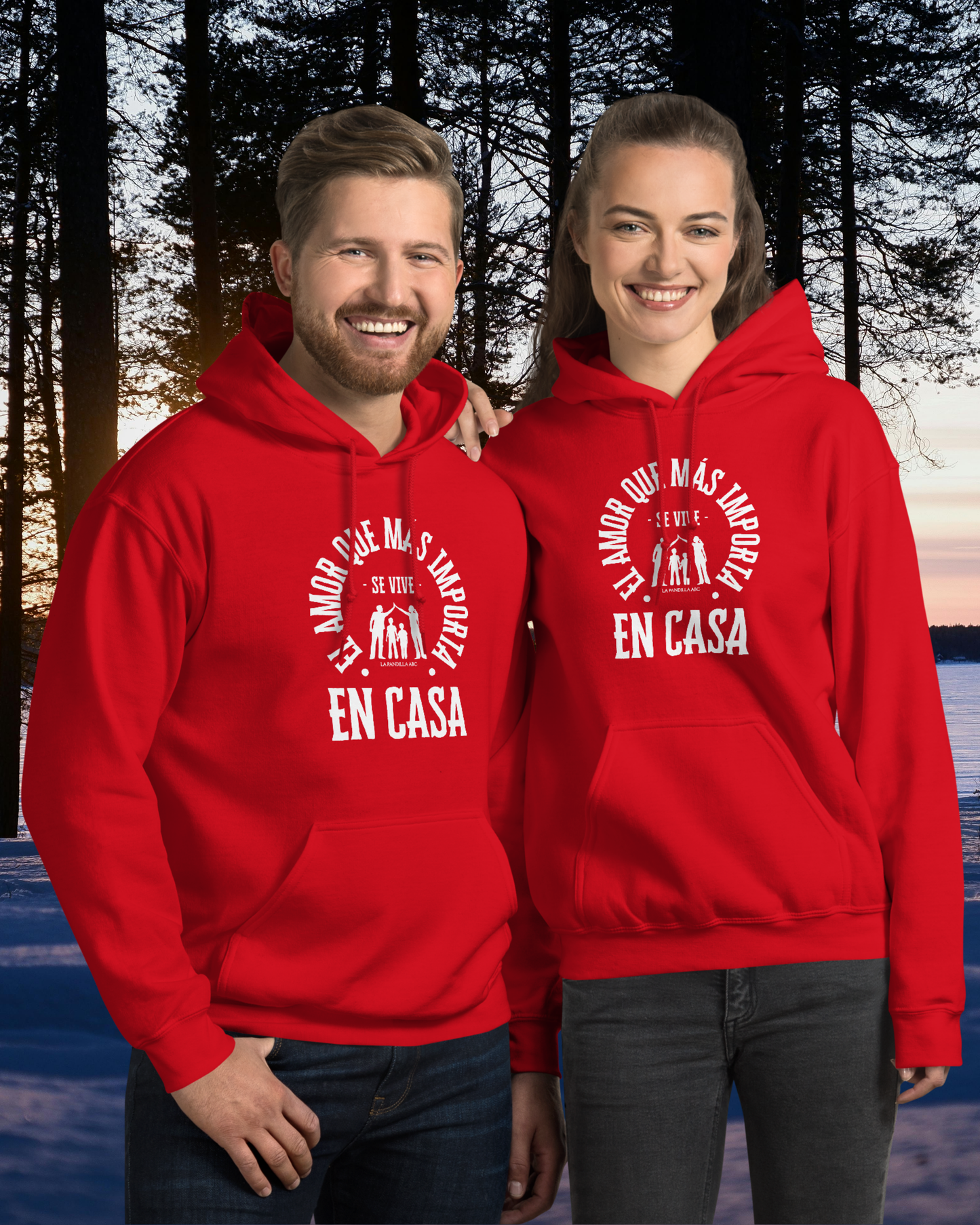 Sudadera con capucha unisex adulto El amor que más importa