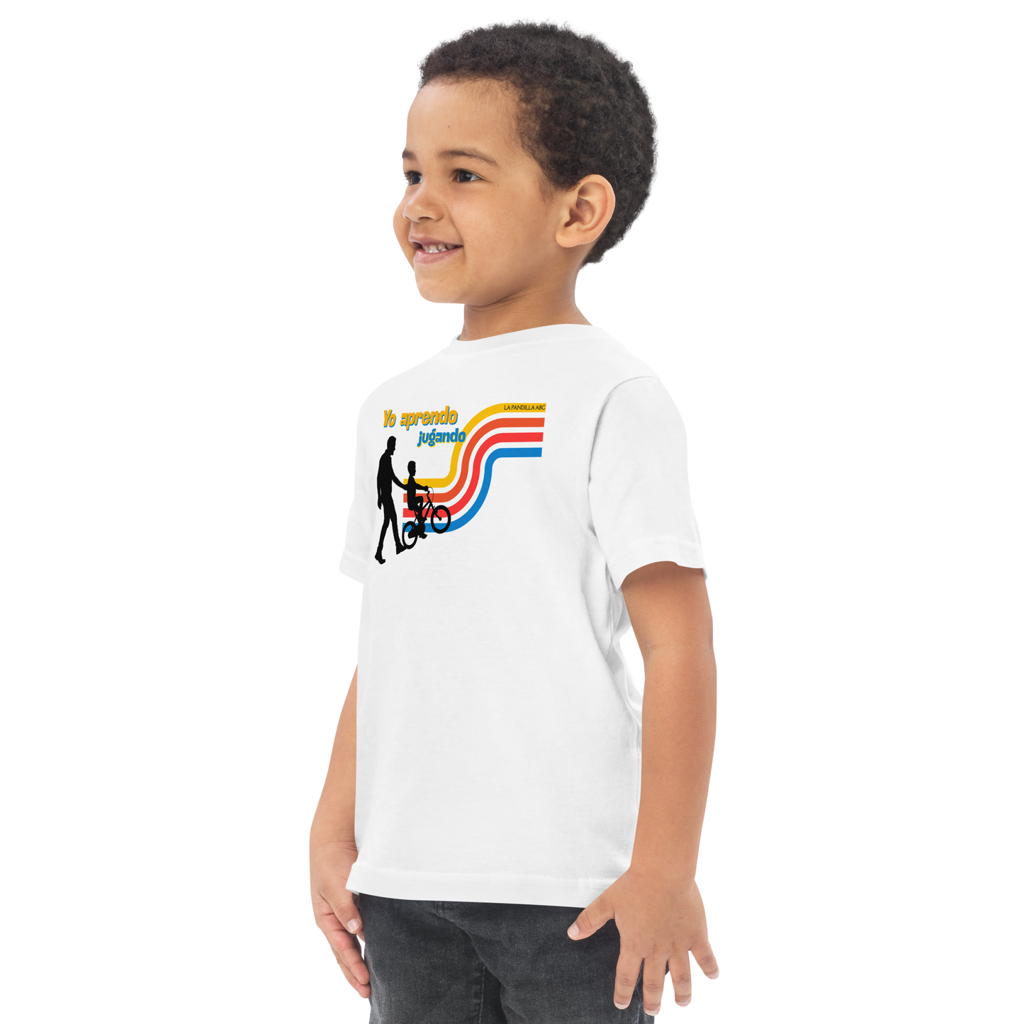 Camiseta infantil Yo aprendo jugando padre-hijo