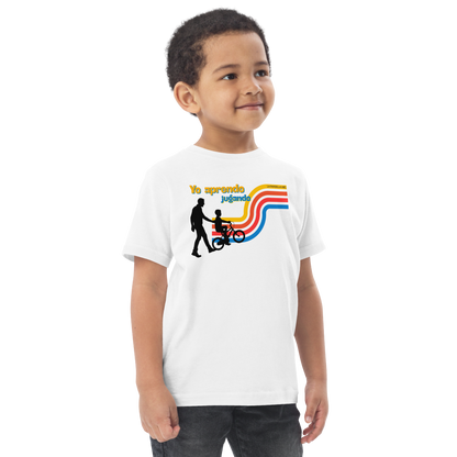 Camiseta infantil Yo aprendo jugando padre-hijo